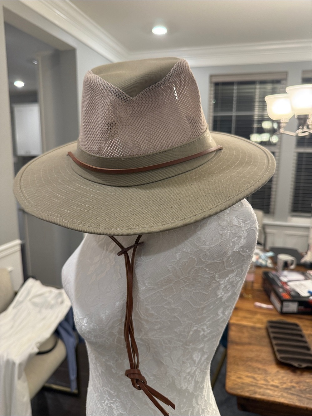 Panama Jack Hat with Mesh Inserts